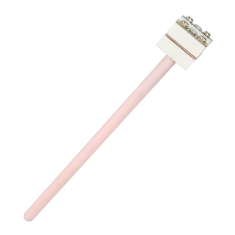 WRP-100 5.9" S-Type Platinum Rhodium Thermocouple Temperature Sensor Probe 99 Corundum Porcelain Tube 0~1300℃ for Air Conditioning Indoor Canopy Medicine