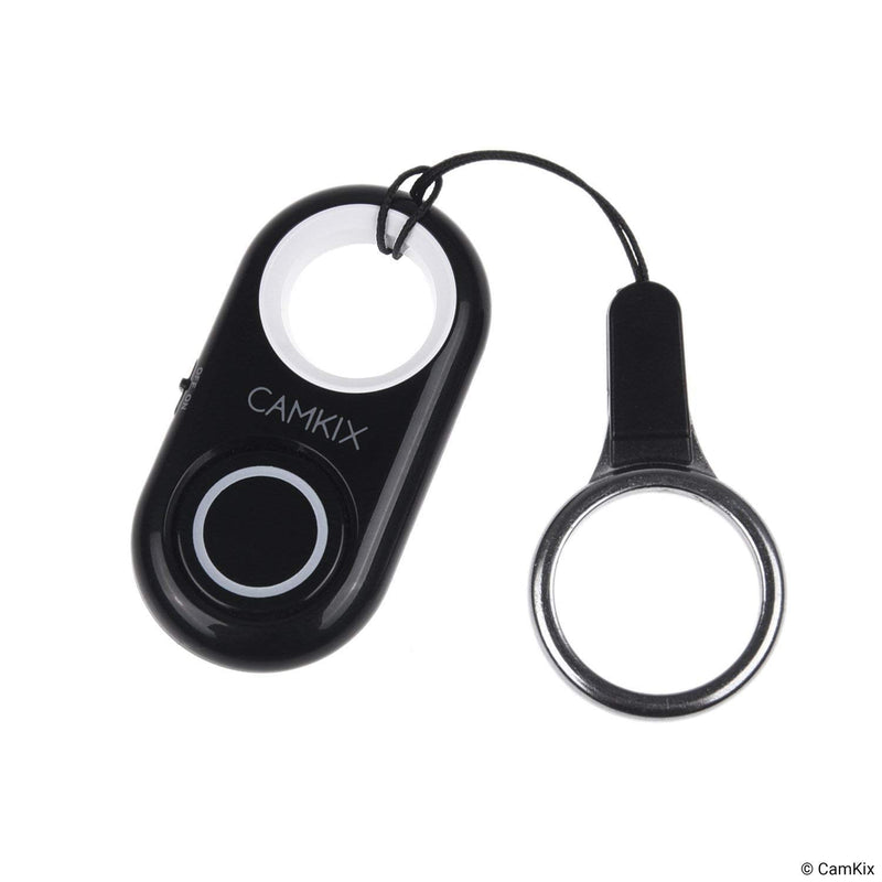 2X CamKix Camera Shutter Remote Control with Bluetooth Wireless Technology - Works Flawlessly with iPhone/iPad and Android - Range: Up to 30 ft (10 m) - Compact Style - Take it with You Anywhere 2 pack - White