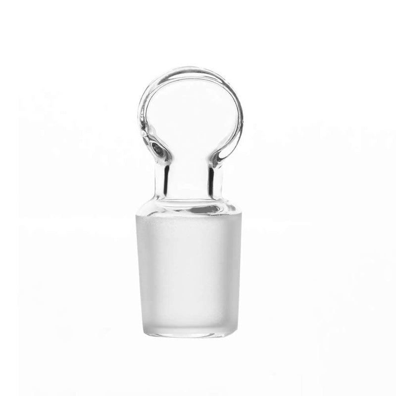 StonyLab Glass Penny Head Glass Hollow Stopper for 19/22 Outer Joint Glass, with Closed Bottom (1 Pack) 19/22 Joint