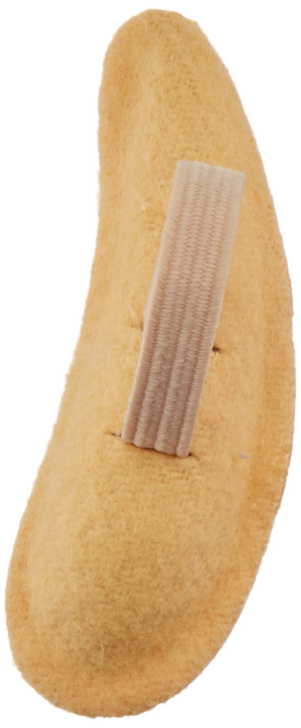 Hammer Toe Crests Buttress Pads, Left, Large, Suede