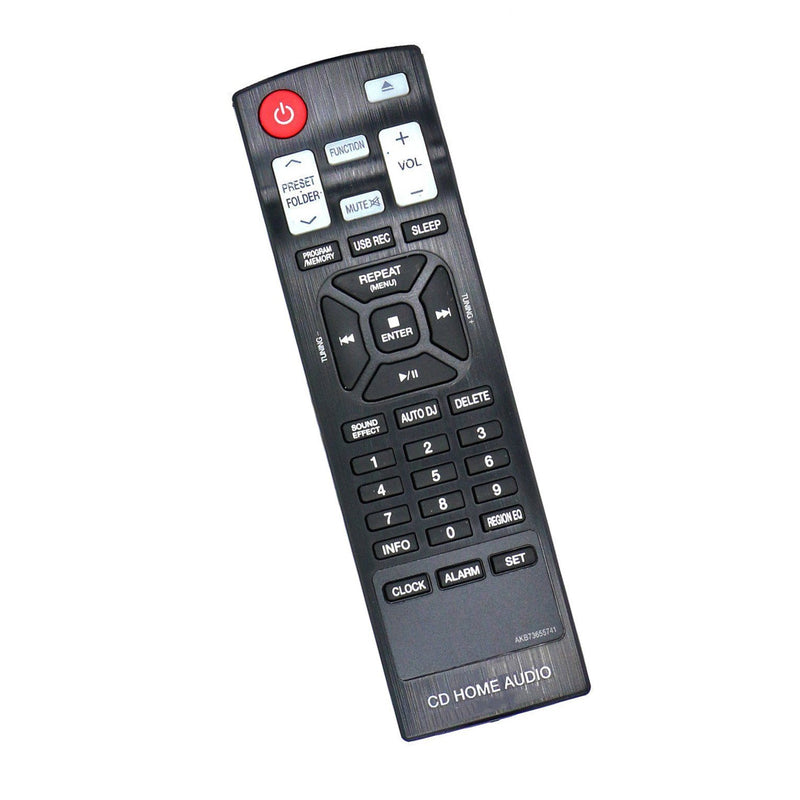 New AKB73655741 Replaced Remote Control fit for CM4350 CM4550 CMS4350F CMS4550F CMS4550W LG CD Home Audio Mini Hi-Fi System