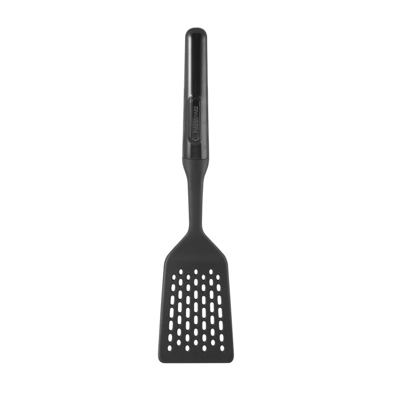 Farberware Professional Heat Resistant Nylon Slotted Turner - Safe for Non-Stick Cookware, Black