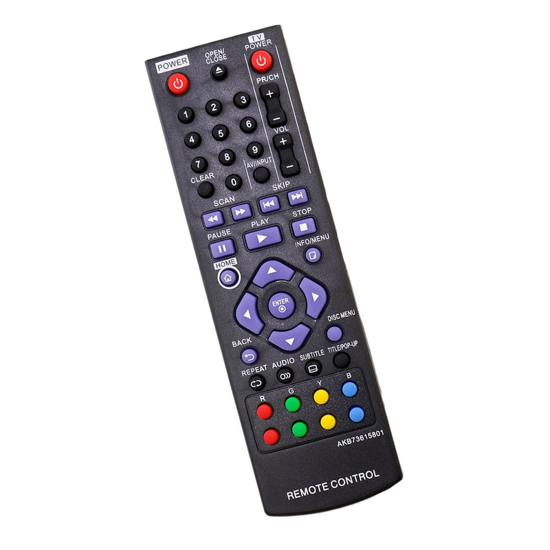 New AKB73615801 Replace Remote Control fit for LG Blu-Ray Disc DVD Player BD220 BD630 BP125 BP125N BP135W-N BP200 BP220 BP220N BP320 BP320N BP325 BP325N BP325W BP335WN