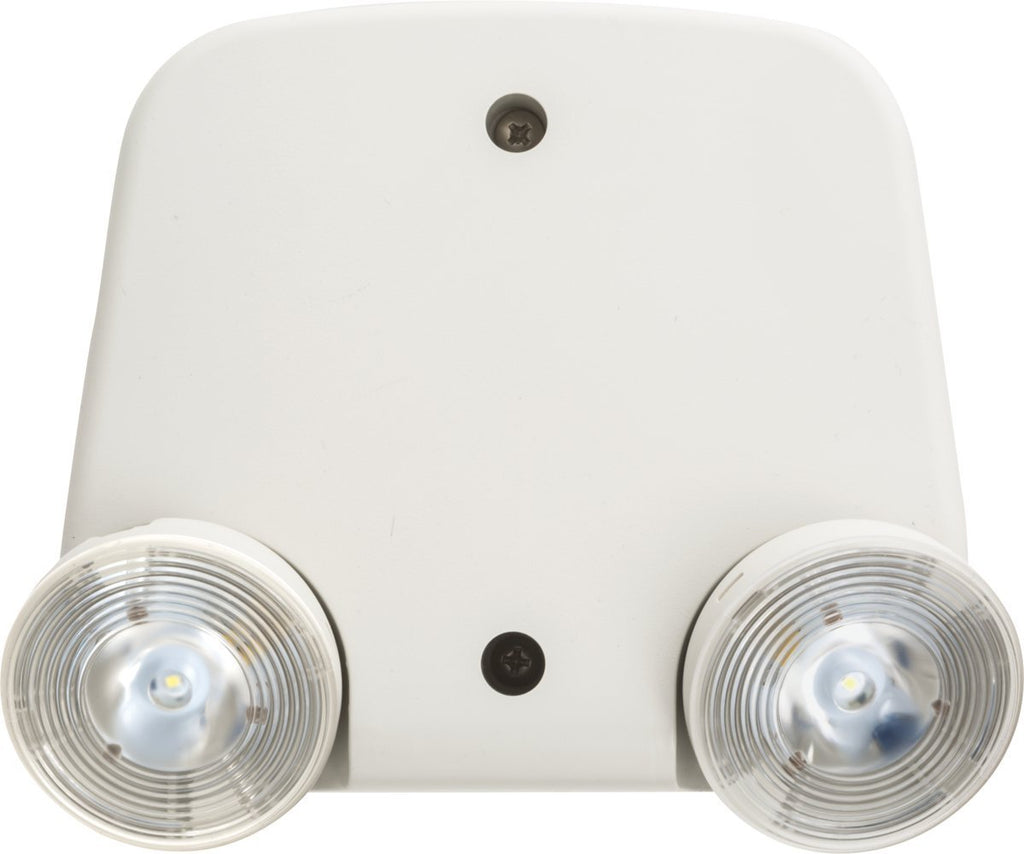 Lithonia Lighting ERE T M24 Double Head Emergency Light, White One Double Head Emergency Light