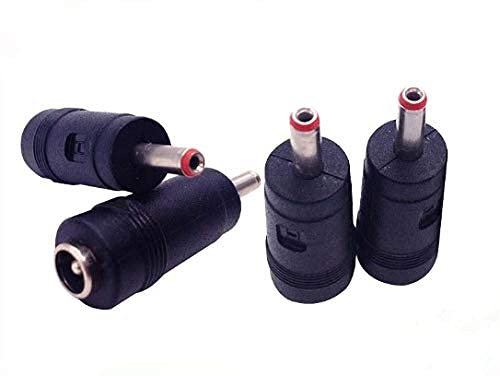 Longdex 12pcs DC Power Adapter 5.5x2.1mm Female Jack to 3.5x1.35mm Male Plug Electrical Socket Outlet for Laptop Interface Power Cable Connector