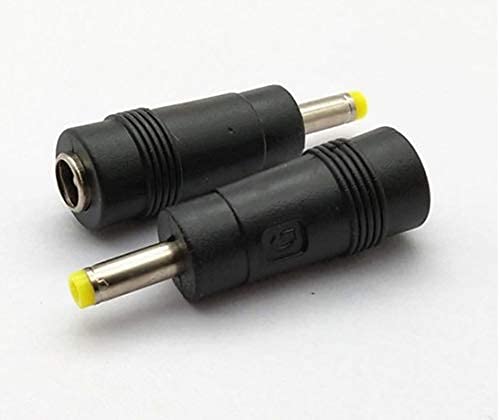 Longdex 12pcs DC Power Adapter 5.5x2.1mm Female Jack to 4.0x1.7mm Male Plug Electrical Socket Outlet for Laptop Interface Power Cable Connector