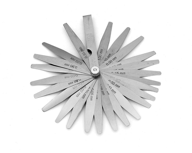 Feeler Gauge Metric Size Stainless Steel Quality Precision 26 Blades Hand tools
