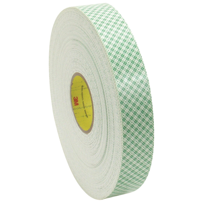 3M 4016 Double Sided Foam Tape, 1/2" x 5 yds, 1/16", Natural, 1/Case, 3M Stock# 7000048478