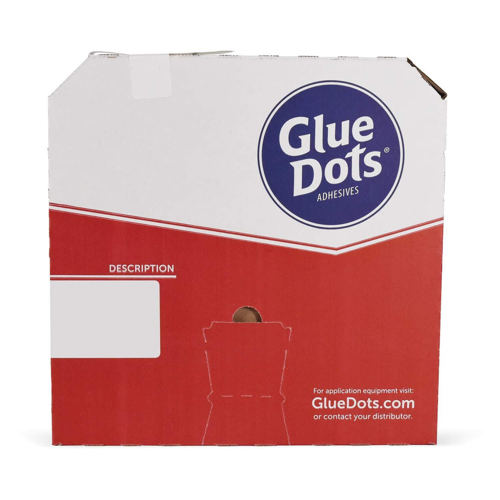 Glue Dots Pro Dispenser Box Applicator with 4000 (1/2") Low-Profile Medium Tack Double-Sided Adhesive Dots