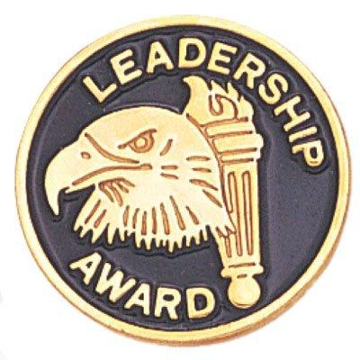 3/4 Inch Leadership Award Lapel Pin - Package of 12, Poly Bagged