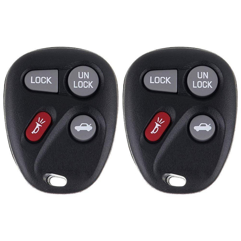 cciyu ABO1502T 2X Remote Key Fob Clicker Control Keyless Entry Replacement for c hevy S10 Blazer 1500 1500HD 2500 2500HD 3500 Suburban 1500 2500 ABO1502T