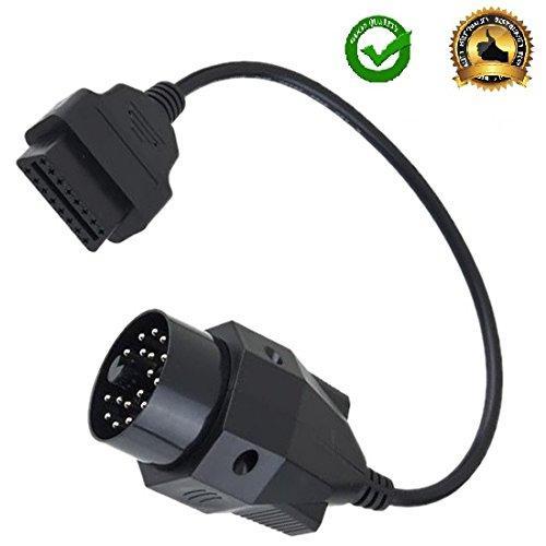 AntiBreak 20 Pin OBD OBD2 16 Pin Connector 20PIN OBD to 16PIN Diagnostic Adapter Cable Female Adapter Connector Cable for 20 Pin E31 E32 E34 E36 E39 E38 E53 X 5 Z3