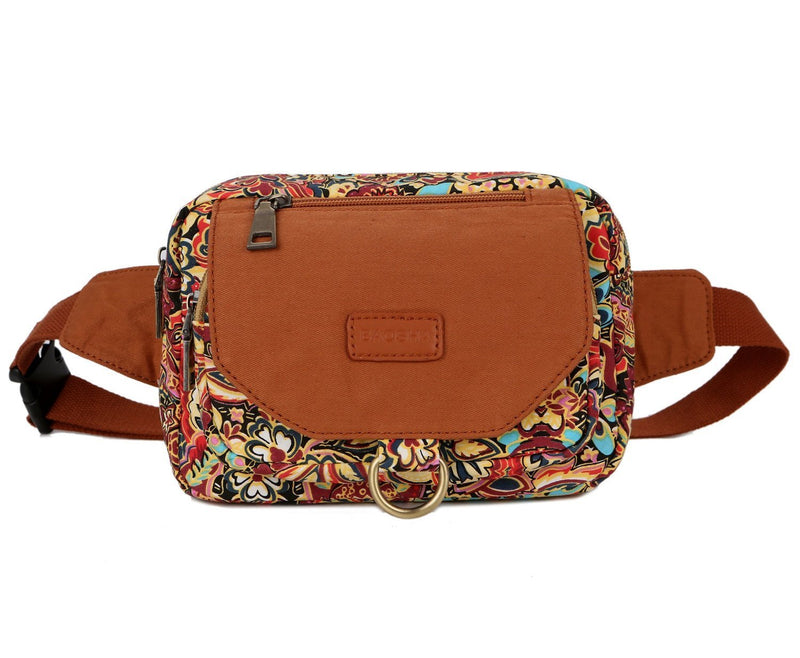 BAOSHA YB-02 Waist Bag Sports Fanny Pack Bum Bag for Women Multicoloured (Multicolour) Multicolour