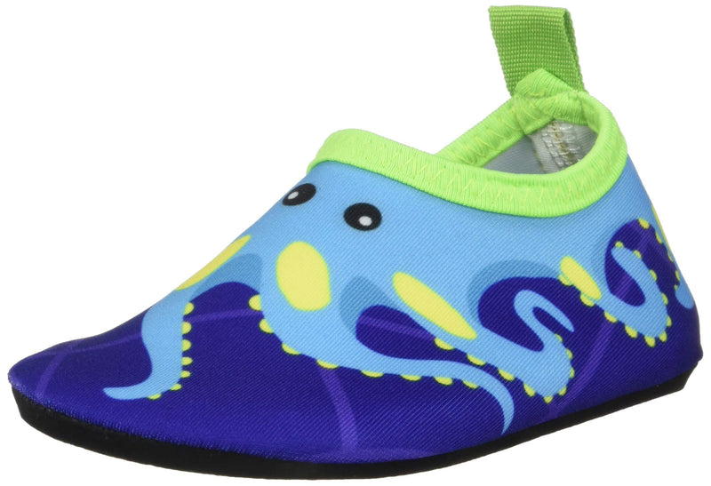 Bigib Toddler Kids Swim Water Shoes Quick Dry Non-Slip Water Skin Barefoot Sports Shoes AquaÂ Socks for BoysÂ GirlsÂ Toddler 3 Infant Blue Octopus