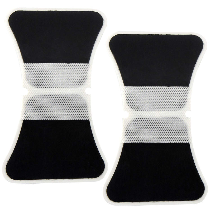 CHOICEMMED 2 Pack Universal Therma Heated TENS Unit Pads - Muscle Stimulator E-stim Electrodes - Universal Replacement Massage Pads for Electronic Pulse Stimulators - Reusable Pad for Electrotherapy