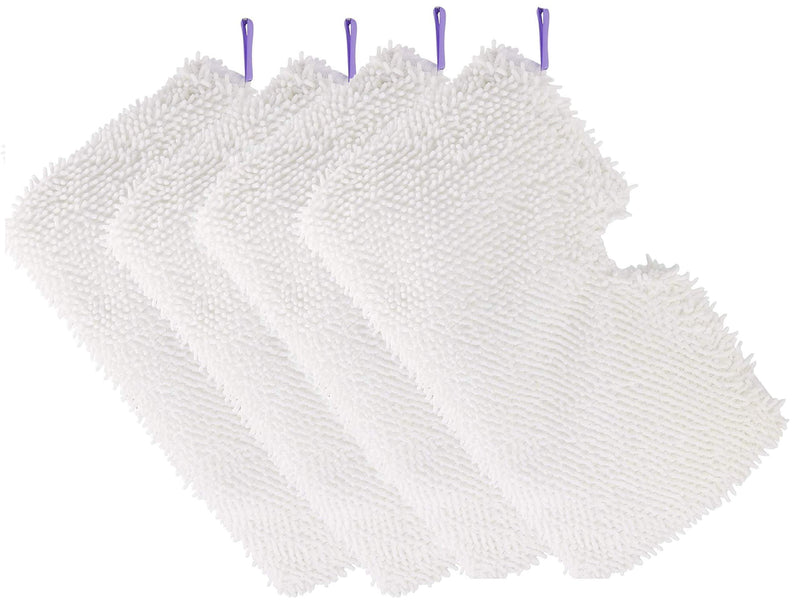 Tidy Monster 4 Pack Microfiber Steam Mop Replacement Pads for Shark Steam Pocket Mops S3500 Series S3501 S3601 S3550 S3901 S3801 SE450 S3801CO S3601D, Machine Washable Easy Cleaning Pads