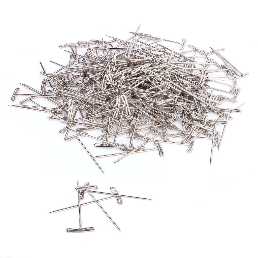 T Pins, Stainless Steel T-pins - Nickel Plated - 300 Pcs (1.5 Inch)