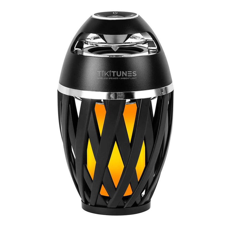 TikiTunes Portable Bluetooth 5.0 Indoor/Outdoor Wireless Speaker, LED Torch Atmospheric Lighting Effect, 5-Watt Audio USB Speaker, 2000 mAh Battery for iPhone/iPad/Android Single