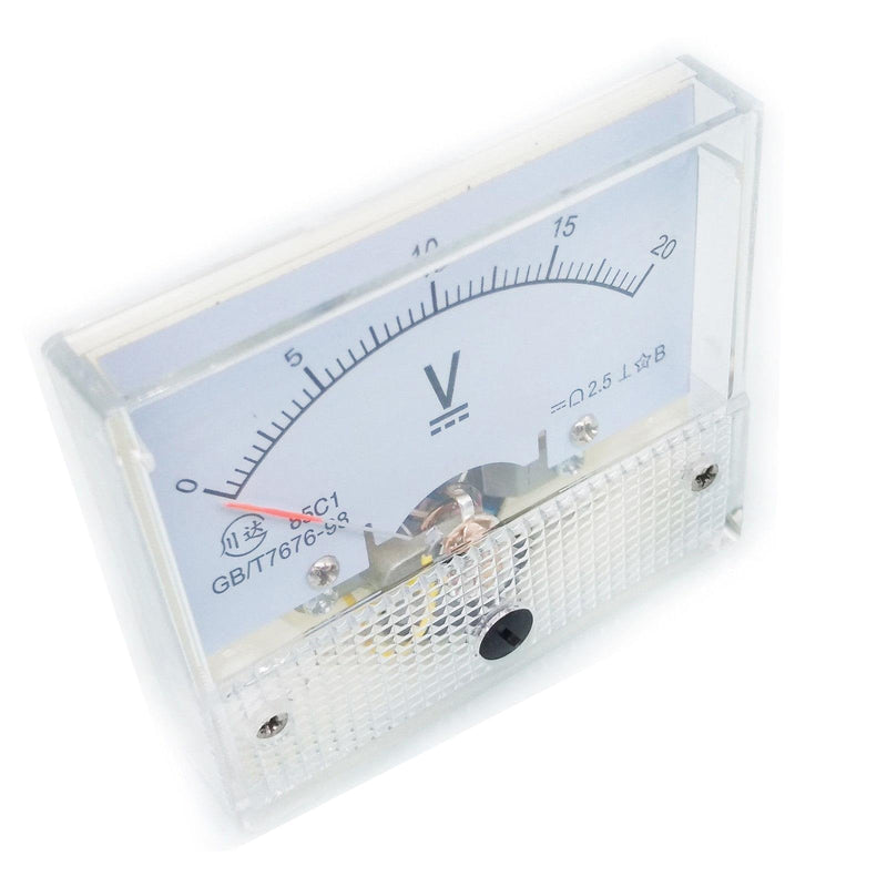 Analog Panel Volt Voltage Meter Voltmeter Gauge 85C1 0-20V DC
