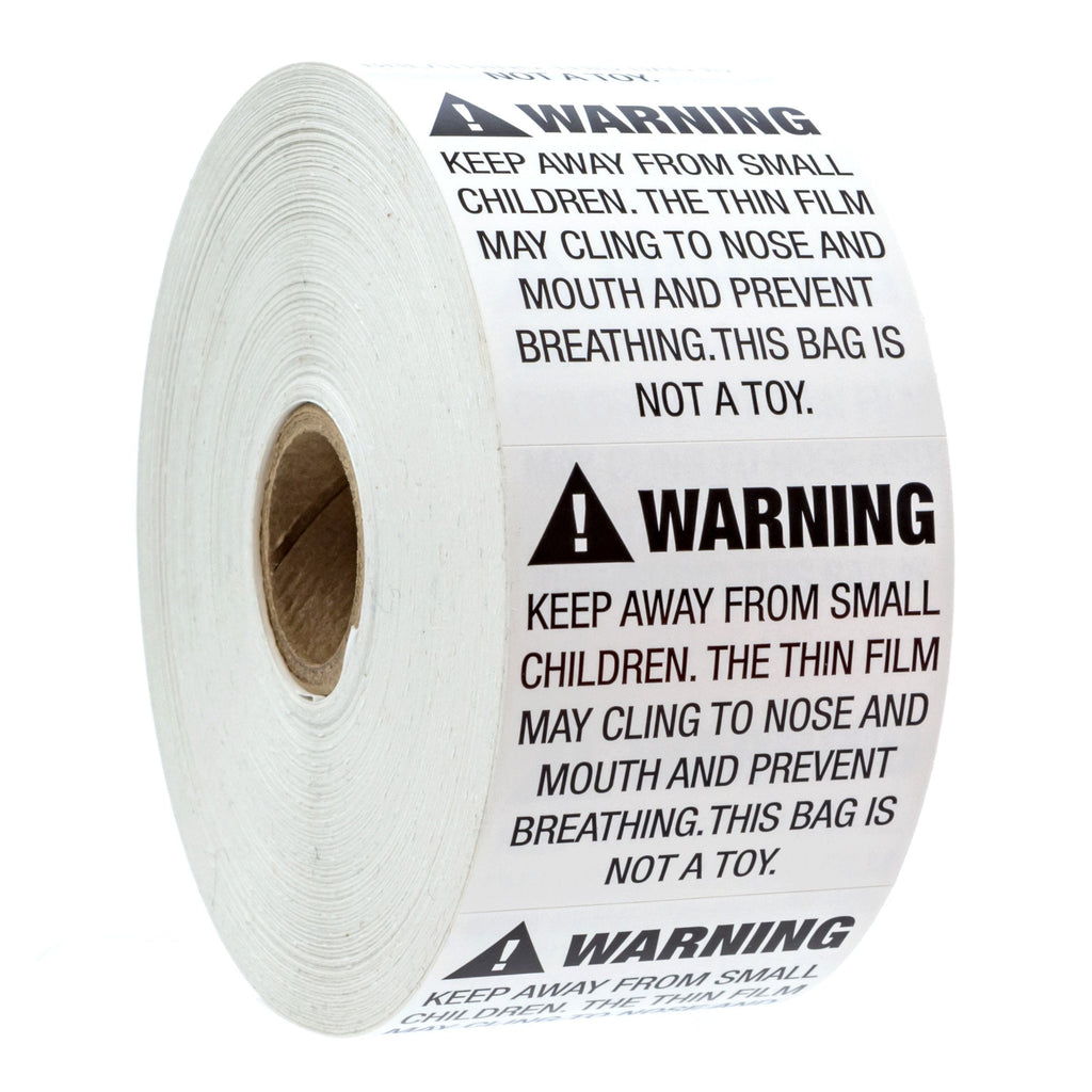 Suffocation Warning Labels/FBA Suffocation Warning Labels/2"x 2" 1000 Quantity