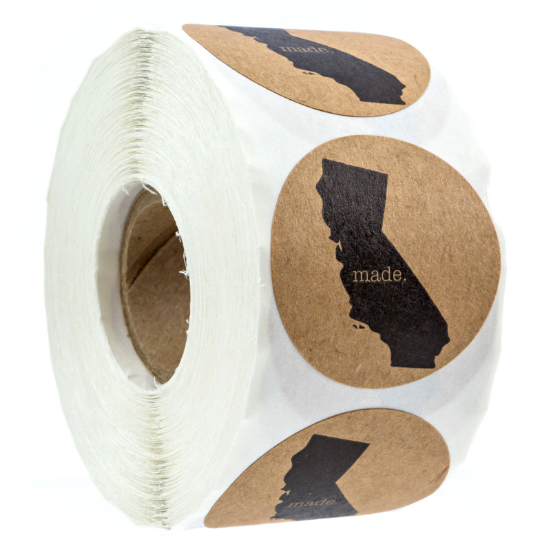 California Made Stickers/500 Made in California Labels