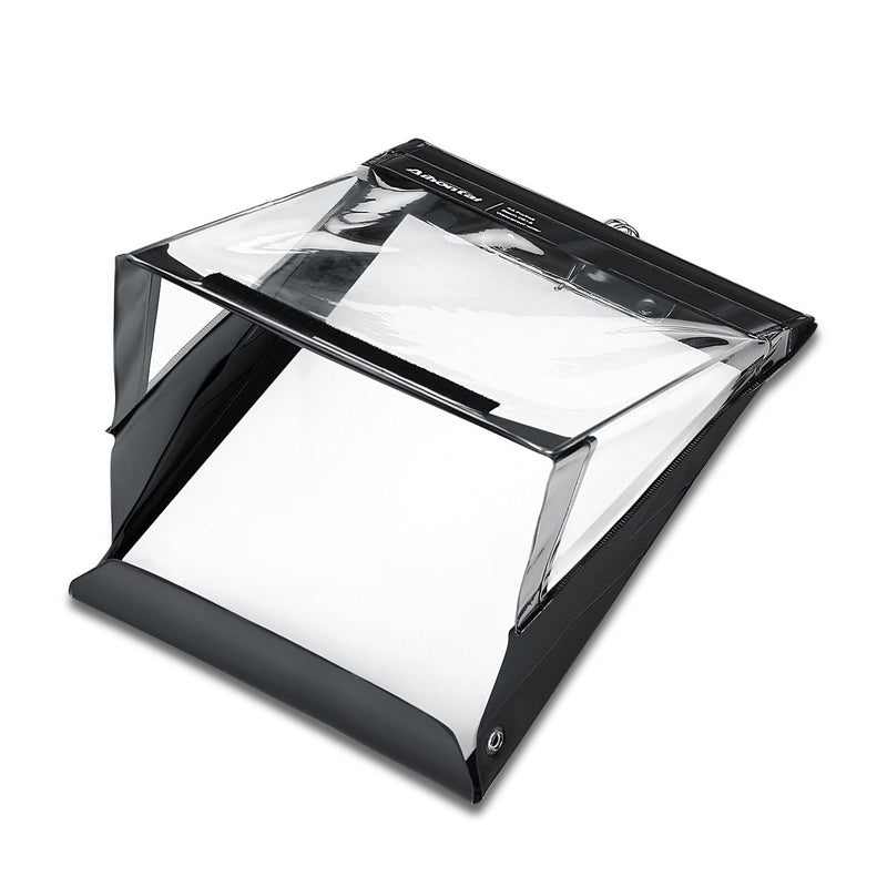 Waterproof Clipboard, Aihontai Professional Clipboard Storage A4 Letter Portrait Size Memo Clipboard - Premium PVC Material for Indoor Outdoor Use [18-Month Warranty](Black, A4 Portrait) Black