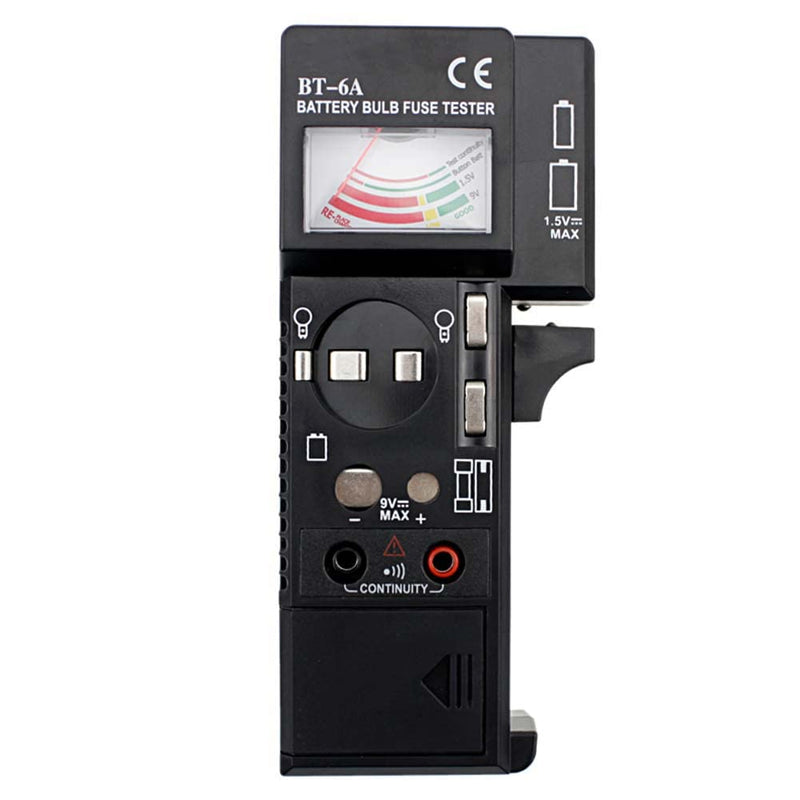 KOCKAFEJ Universal Battery Bulb and Fuse Tester 3 in 1 Batteries Checker for 1.5V 9V and Auto Household Bulbs and Fuses