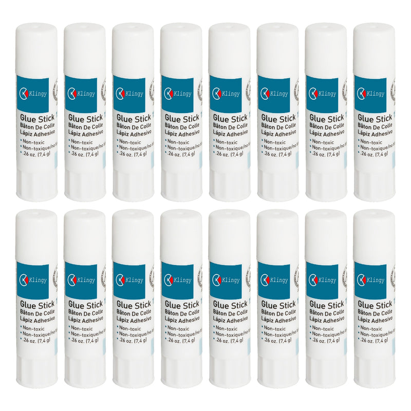 Glue Sticks, All Purpose Washable Mini Stick Glue - .26-oz Sticks - Non-Toxic - Great for Arts & Crafts, Office, School Projects and More - 18-Pack