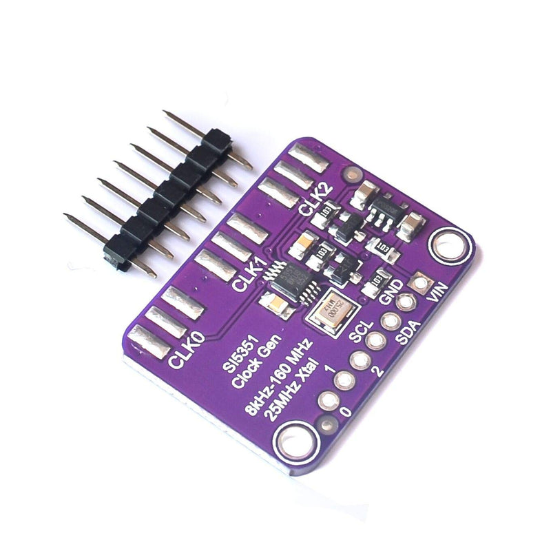 HiLetgo Si5351 Si5351A I2C IIC High Frequency Signal Generator Square Wave Frequency Generator 3.3-5V 8KHz -160MHz for Arduino