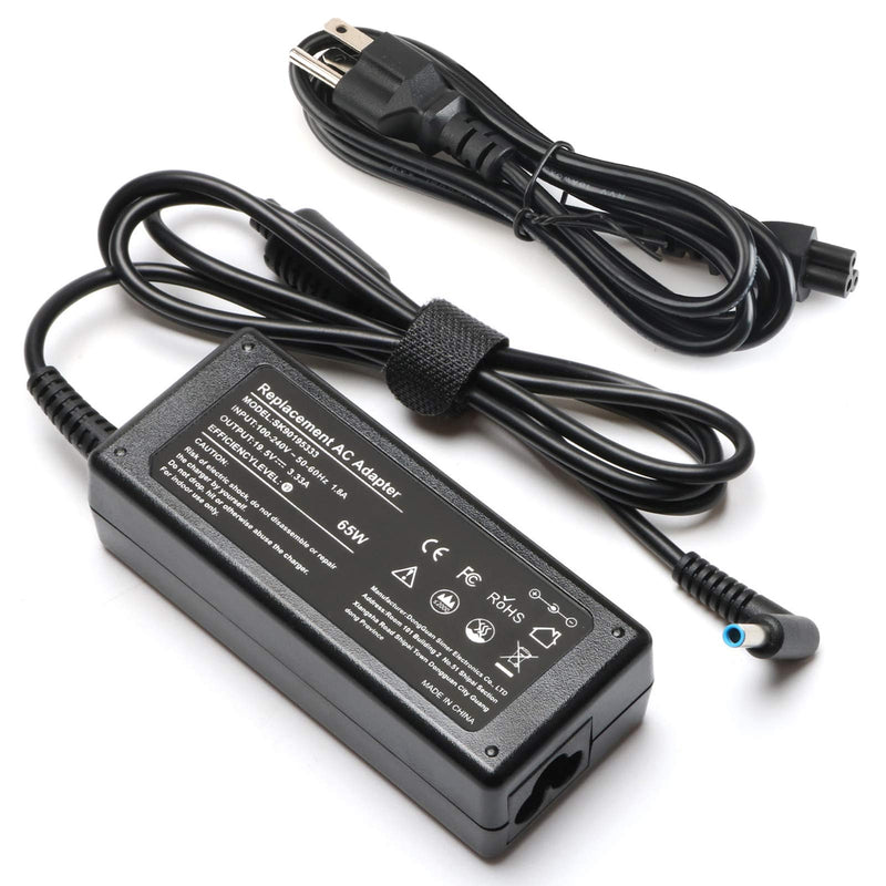 65W Laptop Adapter Charger Replacement for HP ProBook 640 G2,650 G2,430 G3, 440 G3, 450 G3, HP Pavilion TouchSmart 14-q010nr, Sleekbook 14-b000, HP Pavilion 17-E017DX 17-E019DX 17-E020DX Power Cord
