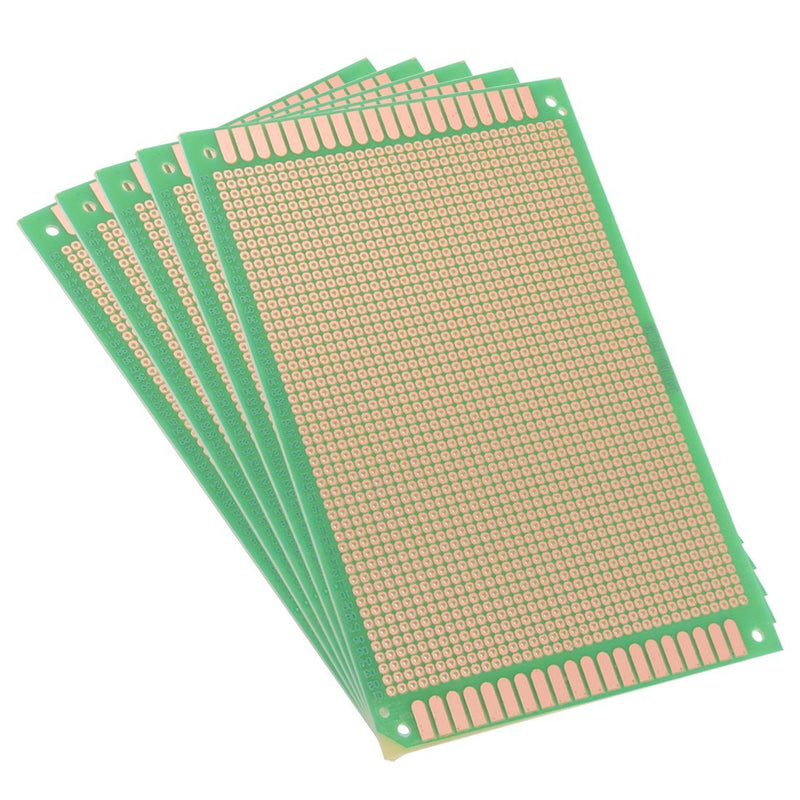 uxcell 100x150mm Single Sided Universal Printed Circuit Board for DIY Soldering 5pcs