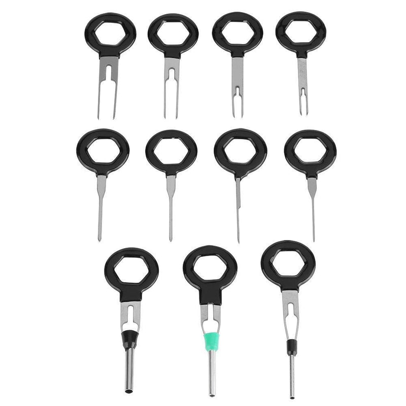 11 Piece Wire Release Tool, Keenso Auto Connector Terminal Removal Tool Wire Tab Release Tool Pin Extraction Tool Kit Terminal Removal Key Tool