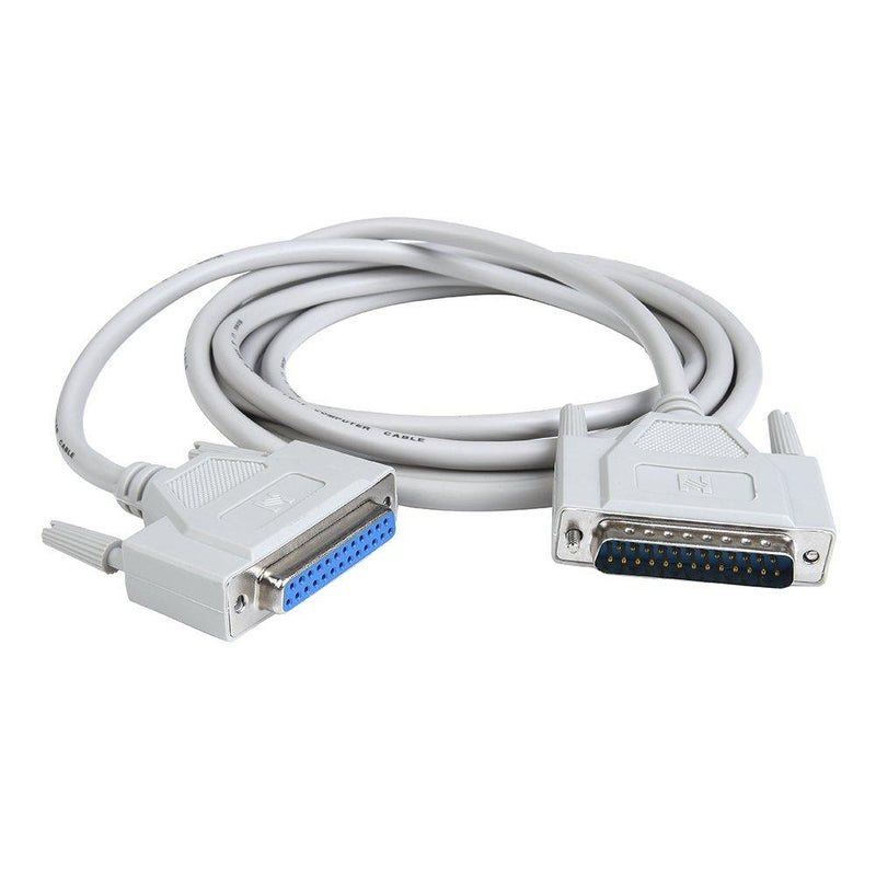 WESAPPINC 8.9 Feet DB25 25 Pin Male to Female Serial Parallel Printer Extension Cable 2.7M (8.90Feet(2.7M)) 8.90Feet(2.7M)