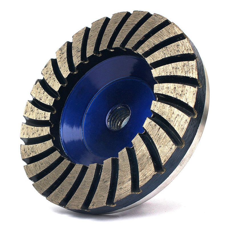 4" Concrete Diamond Cup Wheel Grinding with Aluminum Based 5/8-11 Thread 50 Grit for Angle Grinder
