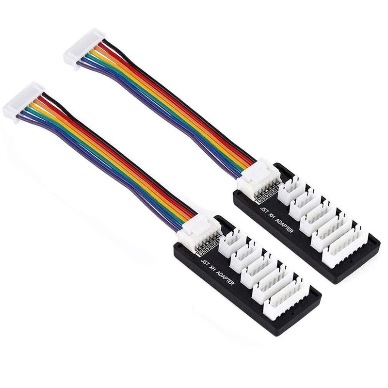 ShareGoo 2 Pack JST-XH 2S-6S 3S Balance Charger Extend Expansion Board Adapter Converter for RC Vehicles Lipo Battery Charging