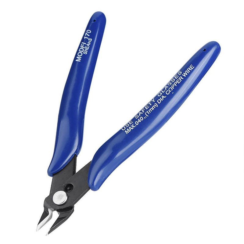 Richer-R 3D Printer Wire Cutter, Side Cutting Nippers Wire Cutter Snips Shears Diagonal Pliers Tool Compact, Lightweight, Refined and Comfortable Handle Design