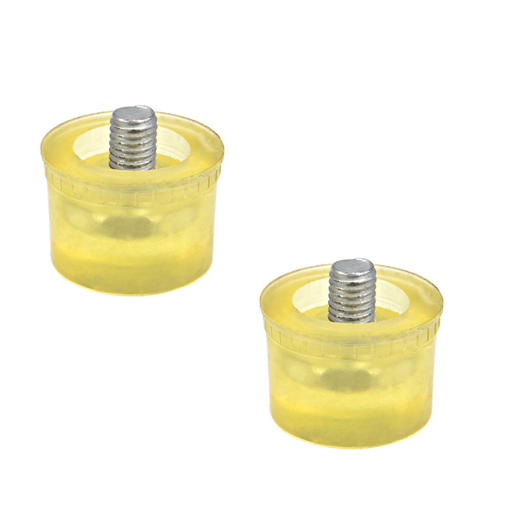 uxcell 2PCS 30mm Dia Mallet Hammer Replacement Striking Head Tip Yellow