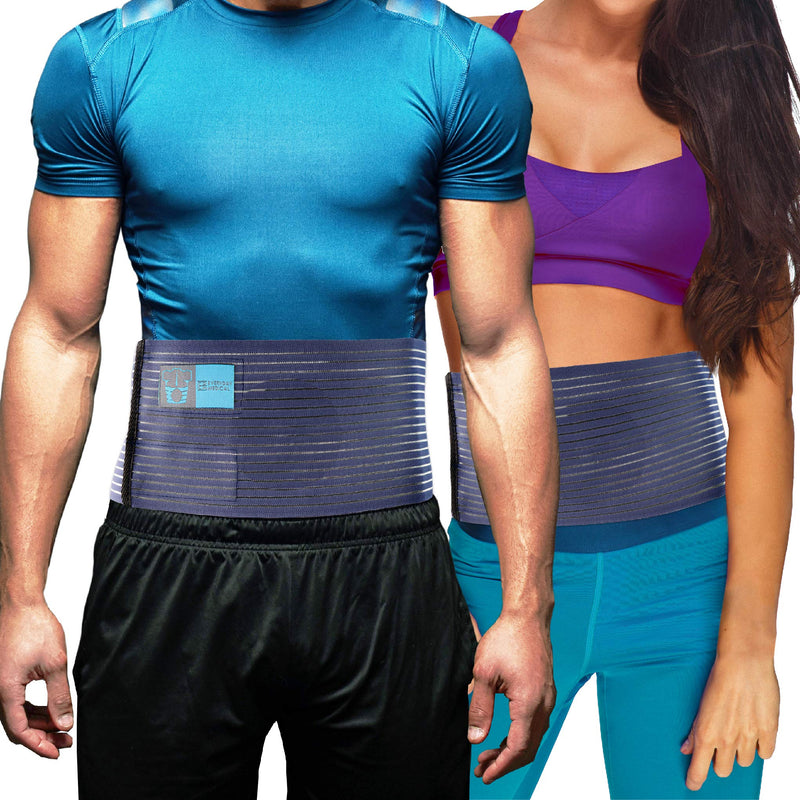 Everyday Medical Umbilical Hernia Belt - For Women and Men – Abdominal Hernia Binder for Belly Button Navel Hernia Support, Helps Relieve Pain - for Incisional, Epigastric, Ventral, & Inguinal Hernia Small/Medium (Pack of 1)