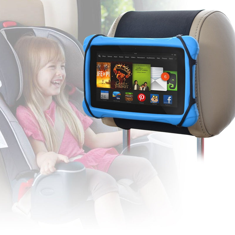 Car Headrest Holder WANPOOL Car Headrest Mount Silicon Holder for 7-10 Inch Fire Tablets