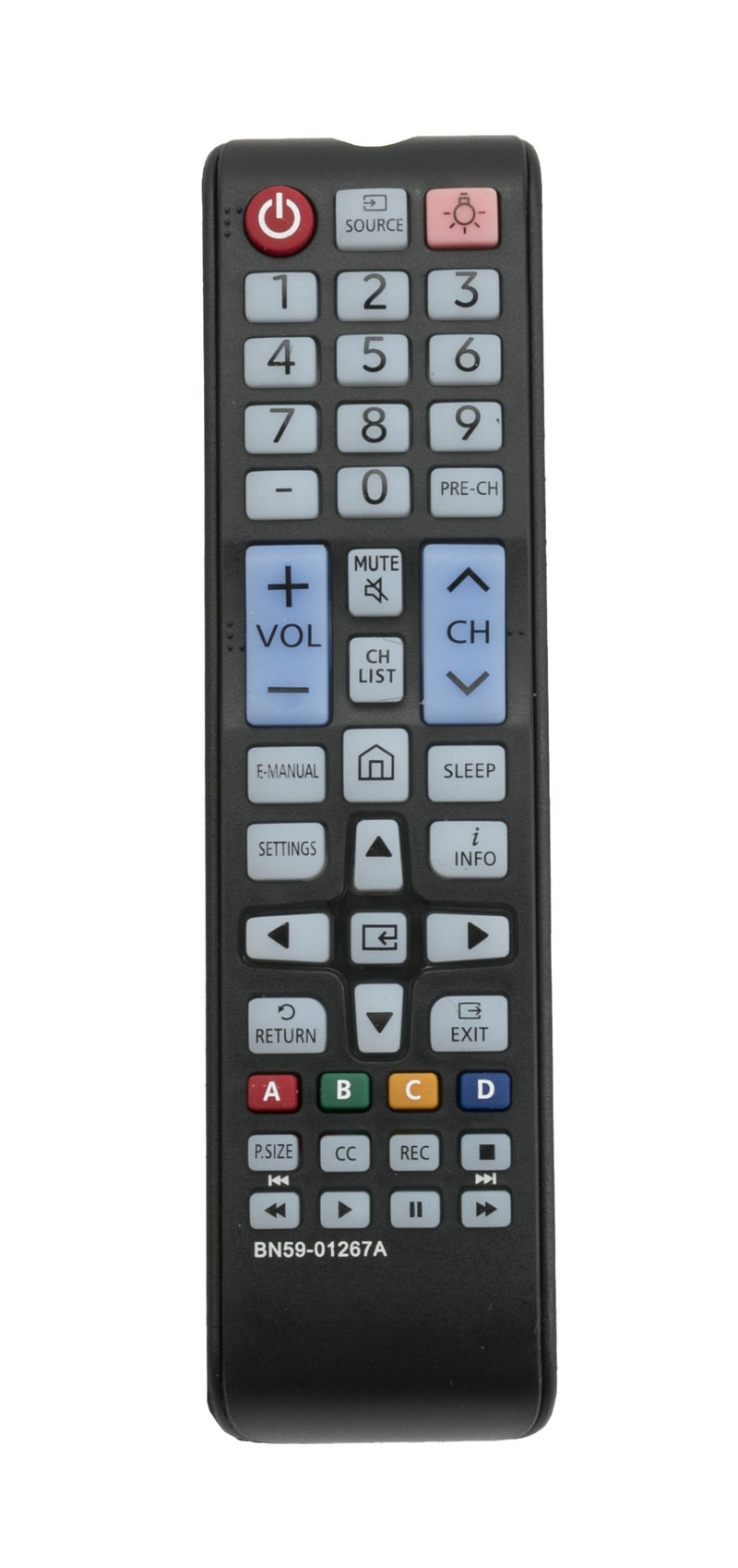 New BN59-01267A Replaced Remote Control for Samsung HDTV UN40M530DAFXZA UN43MU6290FXZA UN49M530DAFXZA LN32C450E1V UN32M530DAFXZA UN49MU6290FXZA UN55MU6290FXZA UN65MU6290FXZA