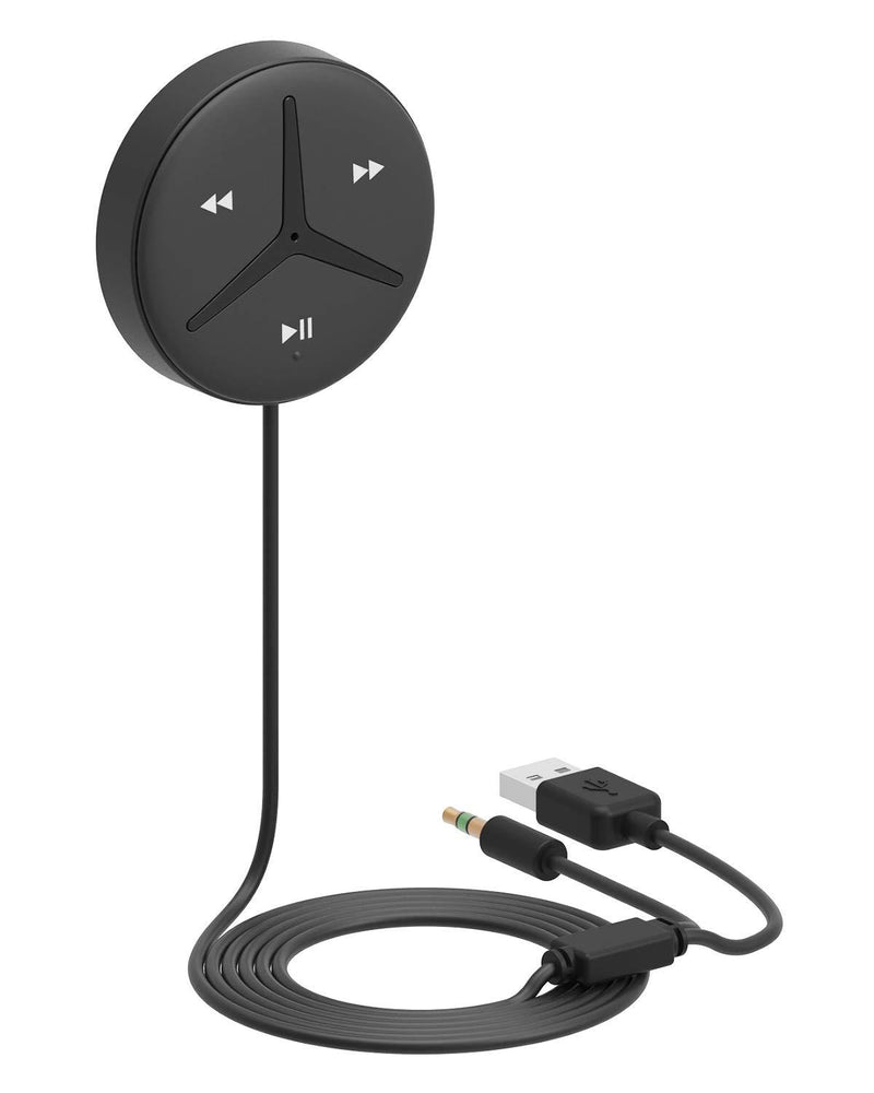 Aston Innovations HiFi Aux Bluetooth Car Kits Music Streaming Handsfree Calls Built in Noise Isolator Bluetooth Adaptor/Bluetooth Receiver for Car SUV Van SoundTek A1+