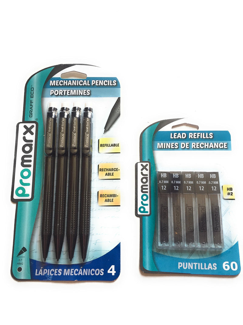 Promarx Graff Eco Mechanical Pencils & Lead Refills Set