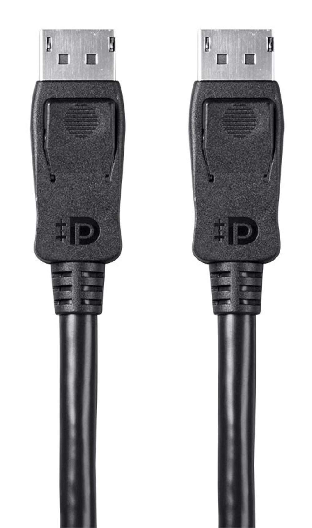 Monoprice DisplayPort 1.4 Cable - 1.5 Feet - Black | for Computer, Desktop, Laptop, PC, Monitor, Projector, Dell, ASUS, and More - Select Series 1.5ft