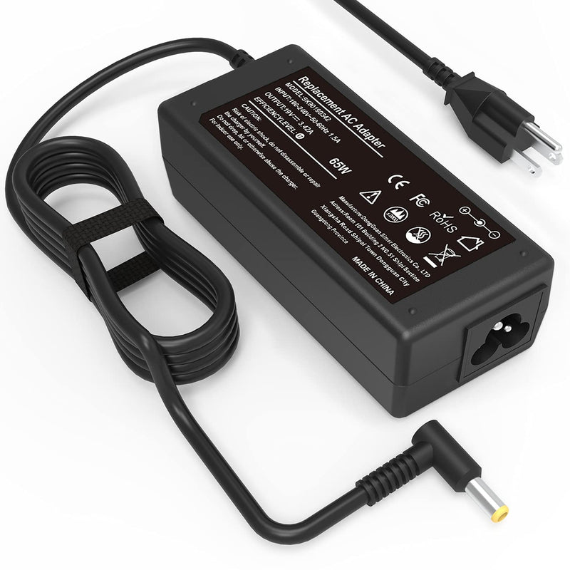 AC Adapter Laptop Charger for Toshiba Satellite C55 C655 C850 C50 L755 C855D L655 L745 P50 C55D S55;Toshiba Portege Z30 Z930 Z830 Satellite Radius 11 14 15 DC Power Supply Cord 19v 3.42A 65W