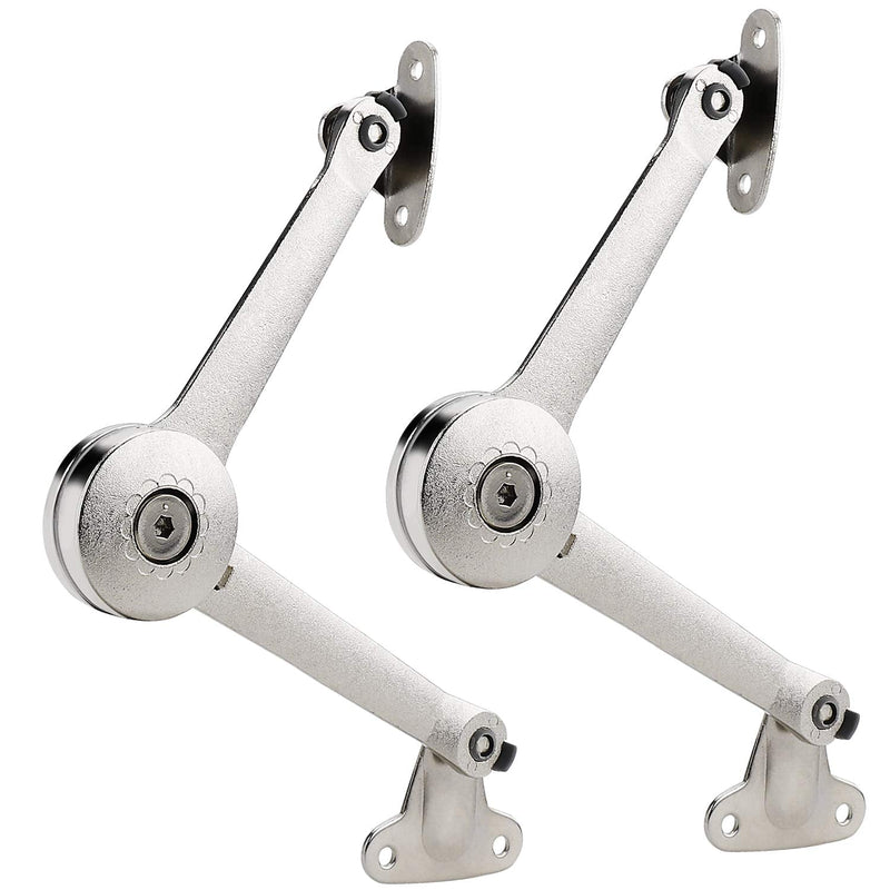 RUYUFE Lid Support Hinge Lid Stay with Soft Close Toy Box Hinge Support Drop Lids of Cabinets Kitchen Support 40lb/2pcs lid hinge soft close