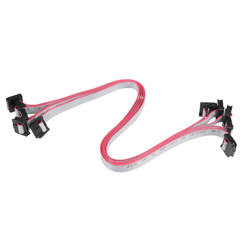 uxcell IDC 8 Pins Connector Flat Ribbon Cable Female Connector Length 30cm 2mm Pitch,5pcs