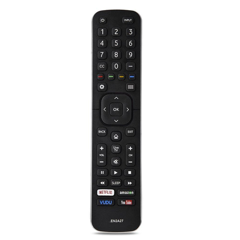 TV Remote Control EN2A27 for Hisense TV, Universal Remote Control Replacement for Hisense EN2A27