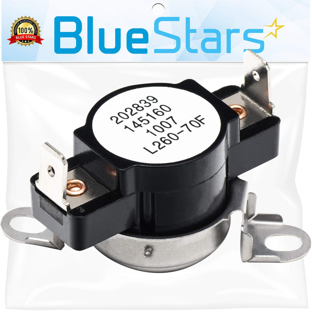 3204267 Dryer Safety Thermostat Replacement Part by Blue Stars- Exact Fit for Frigidaire Kenmore Electrolux Dryer- Replaces 508516 73204267 AP213147