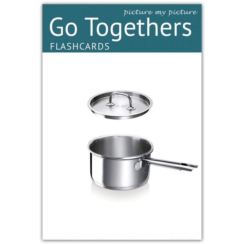 Picture My Picture Go Together Flash Cards | 40 Matching Language Development Educational Photo Cards | 5 Starter Learning Games | Speech Therapy Materials and ESL Materials