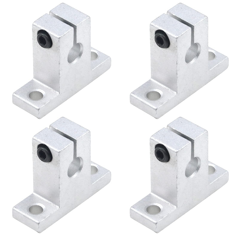 Antrader SK8 8mm CNC Linear Ball Bearing Rail Shaft Side Blocks Support 3D Printer Part Pack of 4